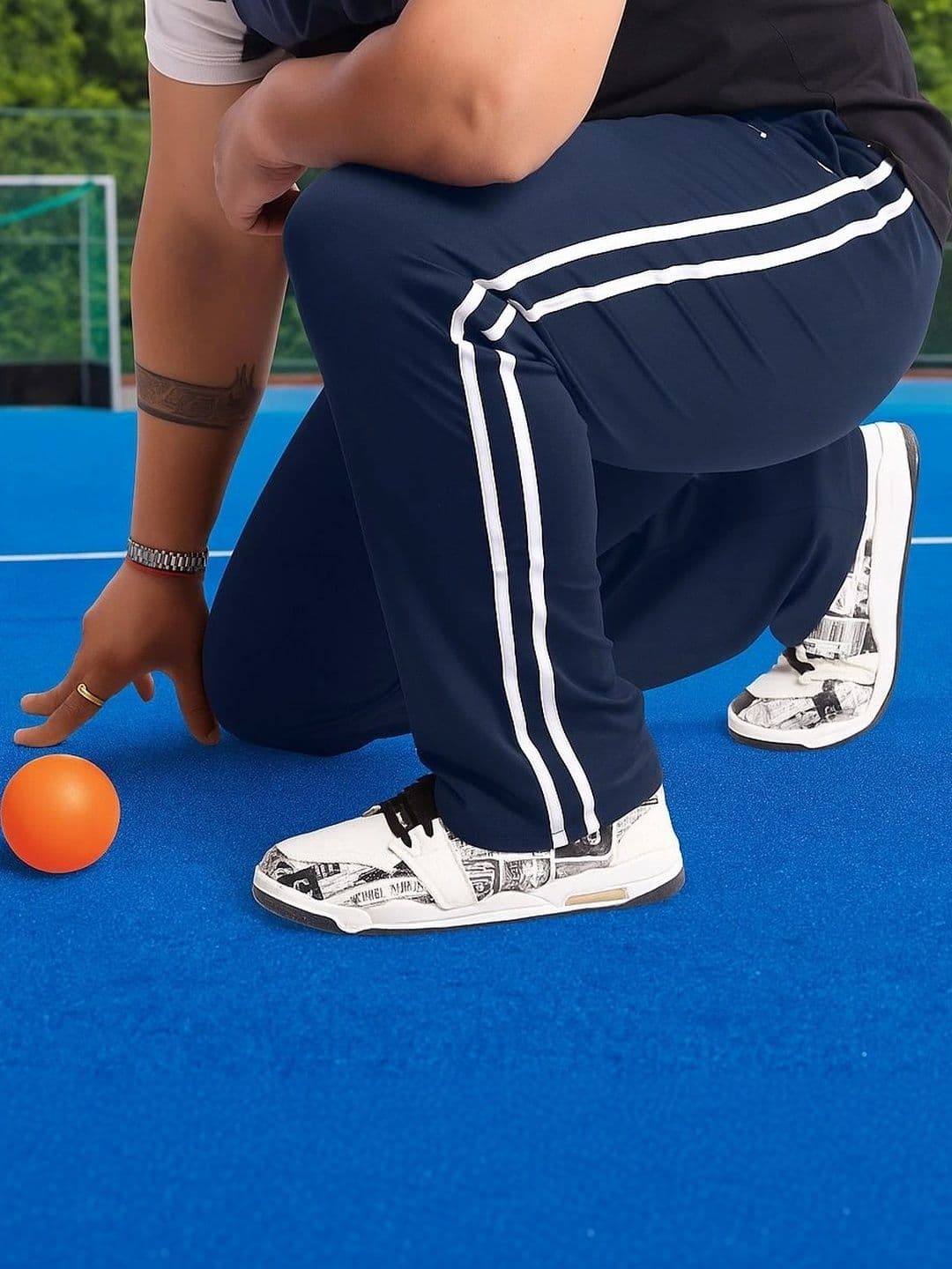 ADAAISTIC Men Relaxed Fit Dry Fit Training Track Pants thumbnail 3