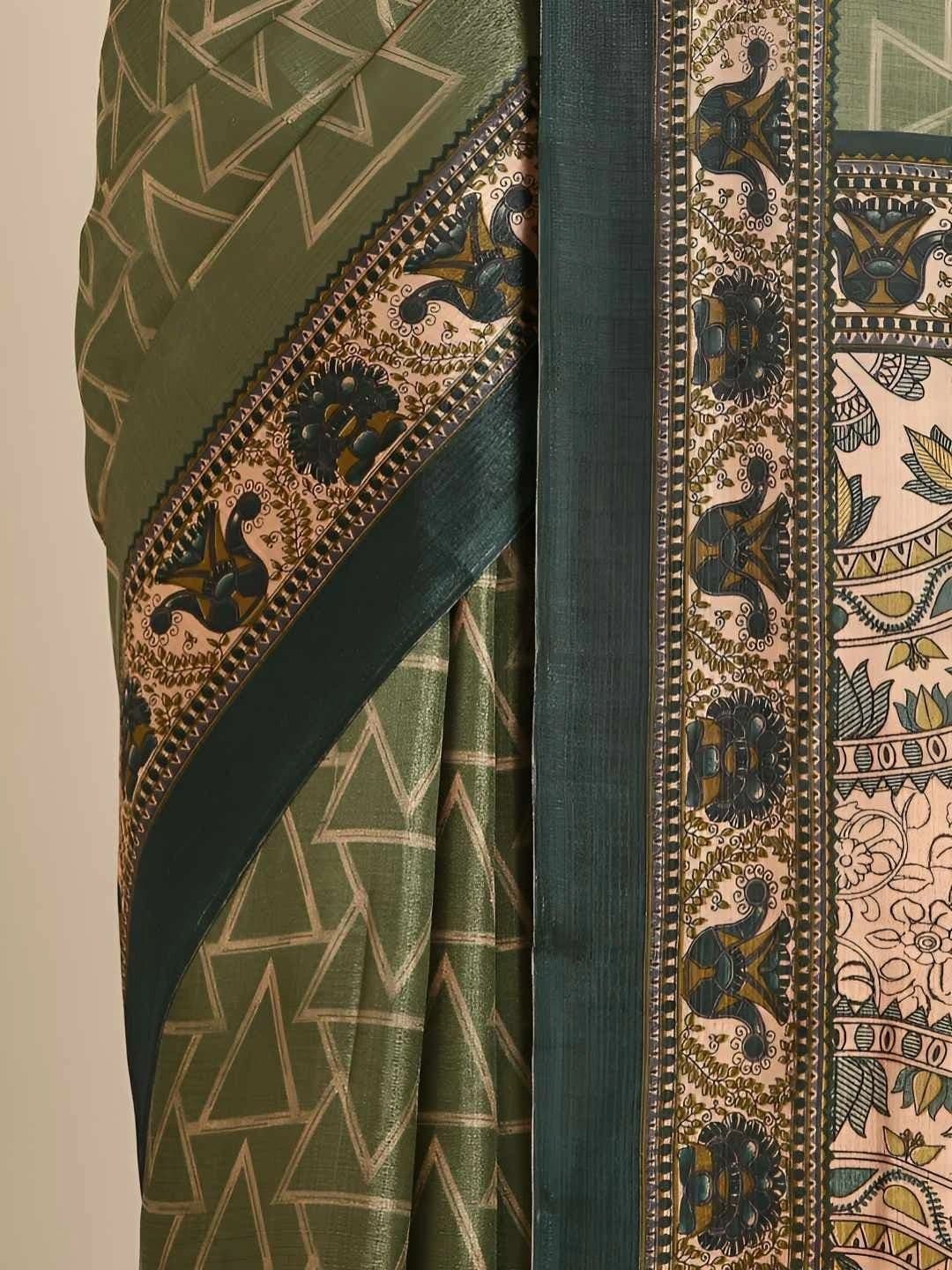 Taashi Tussar Saree thumbnail 5