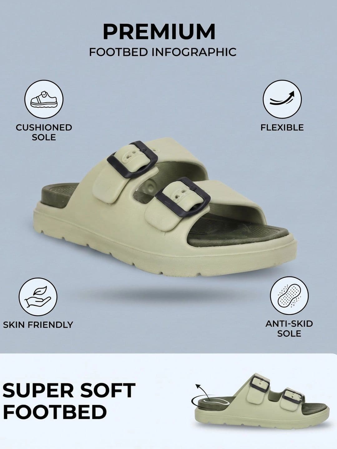 Roadster Men Comfort Sandals thumbnail 3