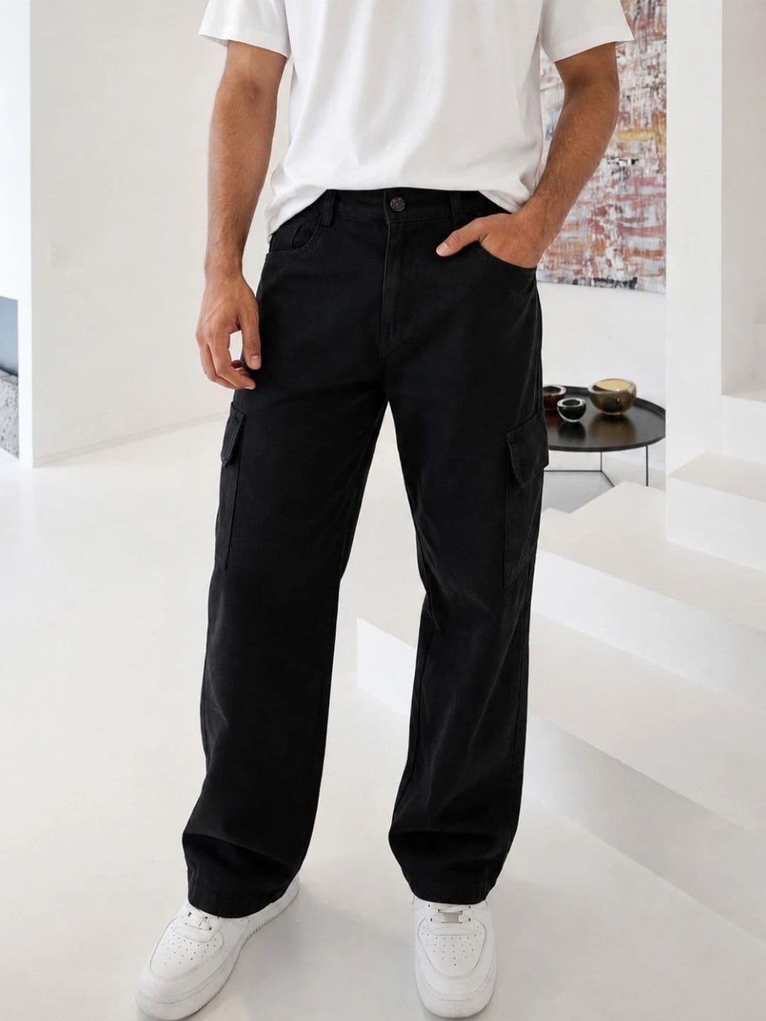 Moda Rapido Men Classic Relaxed Fit Mid-Rise Stretchable Jeans - view 1