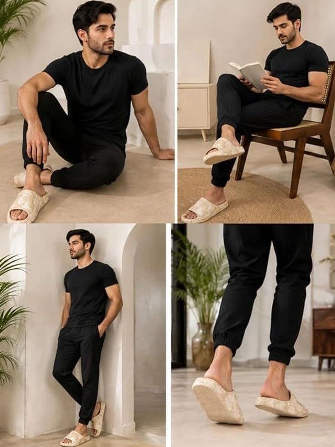 SHOP 24 CARE Men Rubber Sliders thumbnail 4