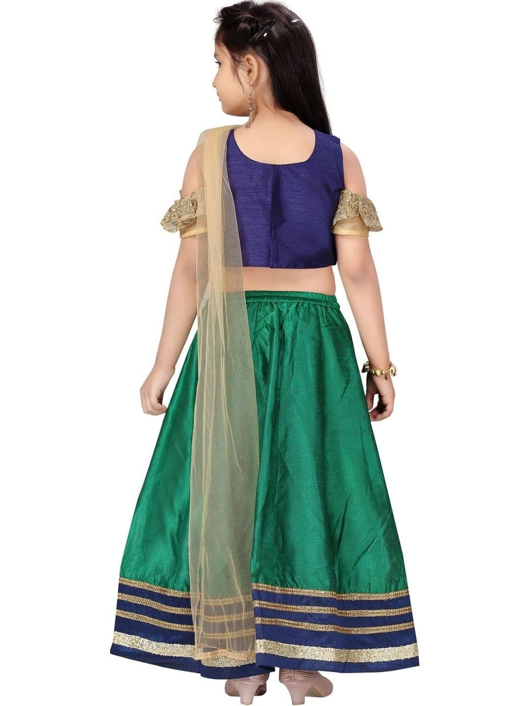 BAESD Girls Ready to Wear Lehenga & Blouse Taping thumbnail 4