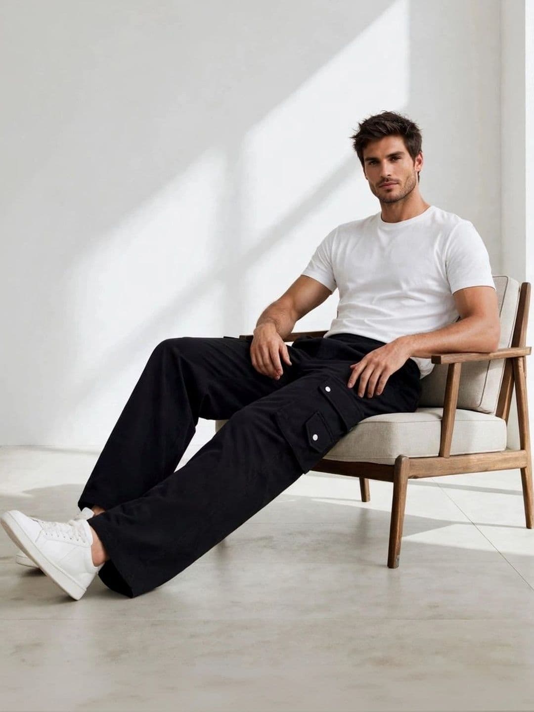 jeancherry Men Classic Regular Fit Mid-Rise Stretchable Jeans thumbnail 2