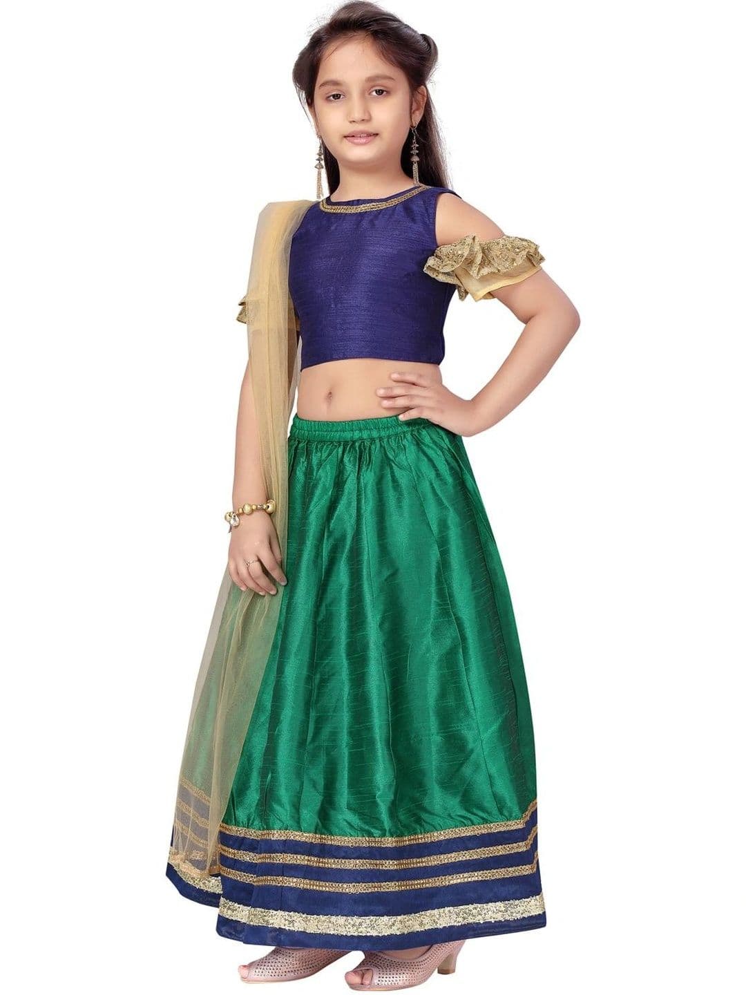 BAESD Girls Ready to Wear Lehenga & Blouse Taping thumbnail 5