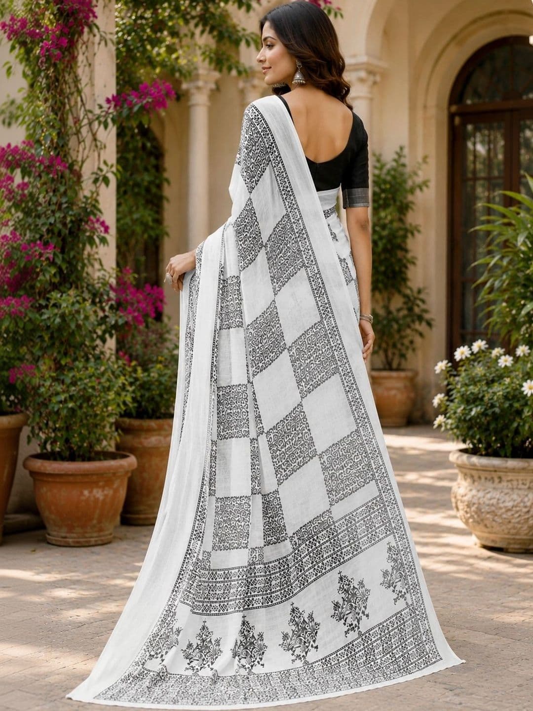BORAD FASHION Women Printed Saree thumbnail 2