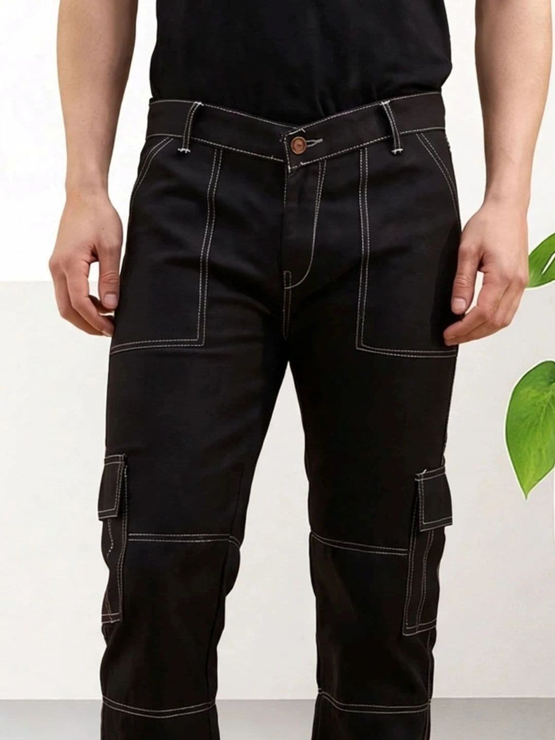 jeancherry Men Classic Regular Fit Mid-Rise Stretchable Jeans thumbnail 4
