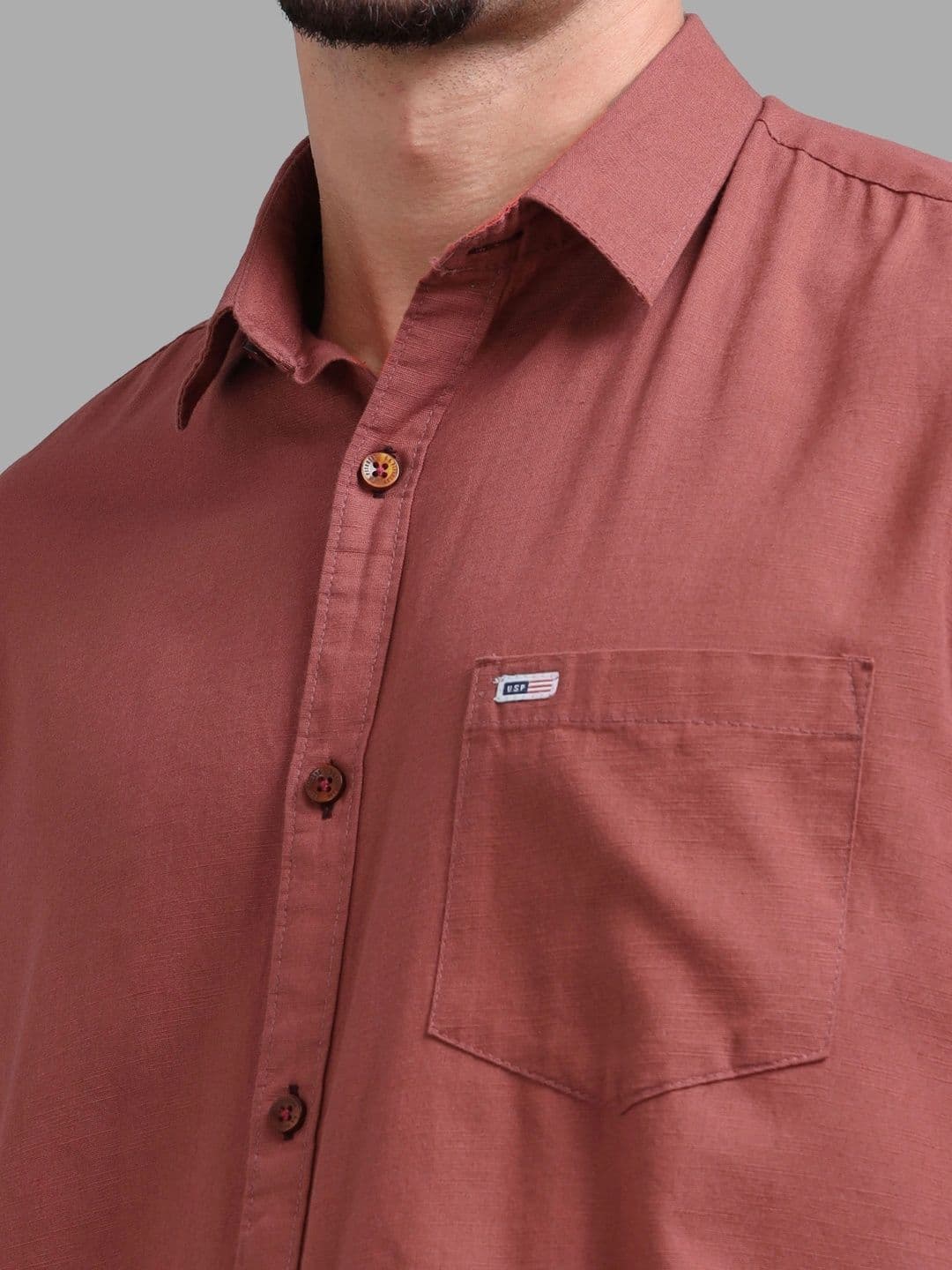 U.S. PITCHERS Men Modern Slim Fit Casual Shirt thumbnail 6