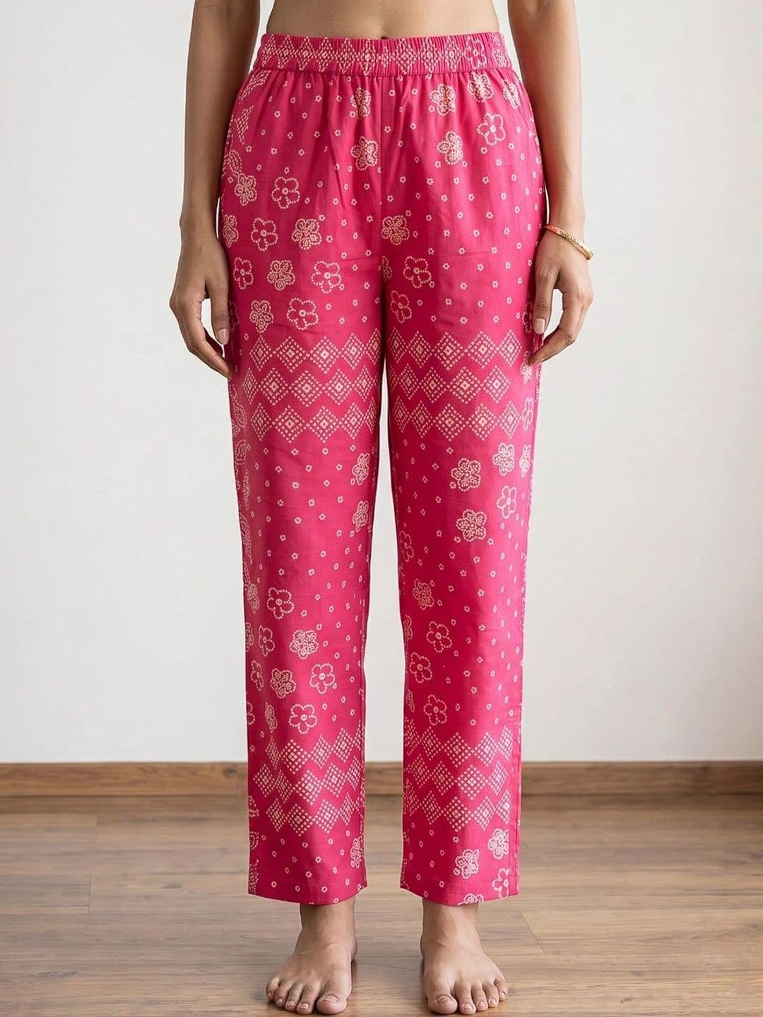 Meena Bazaar Women Ethnic Motifs Printed Regular Kurta with Trousers thumbnail 2