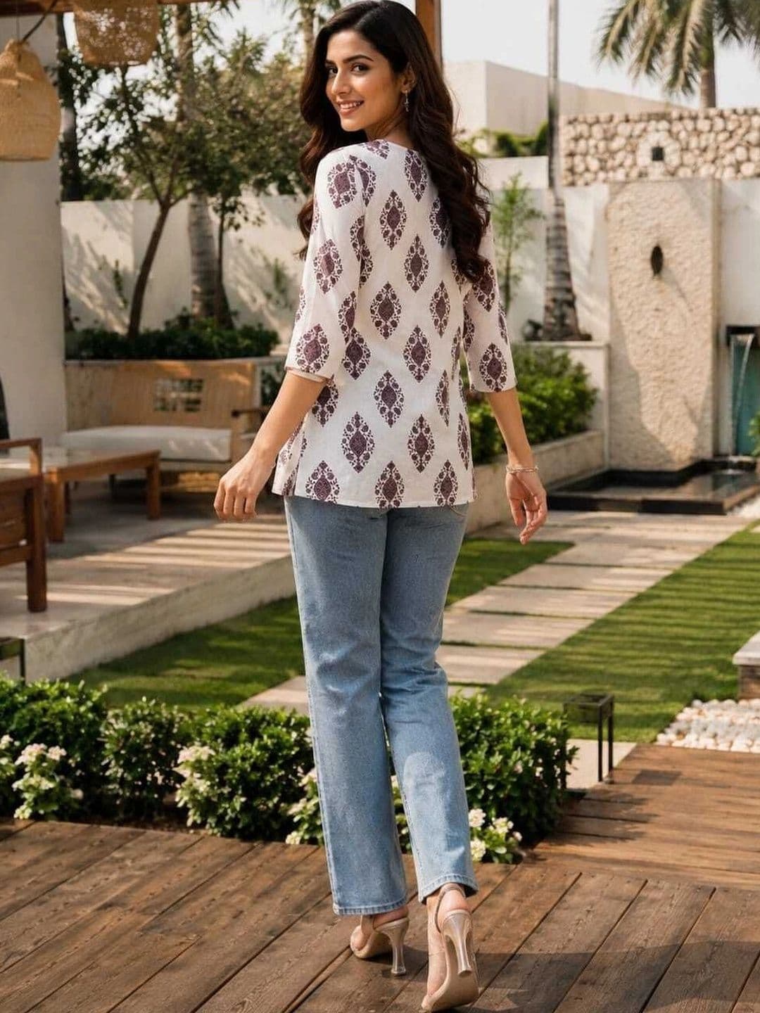Il filo Women Ethnic Motifs Printed Kurta thumbnail 3