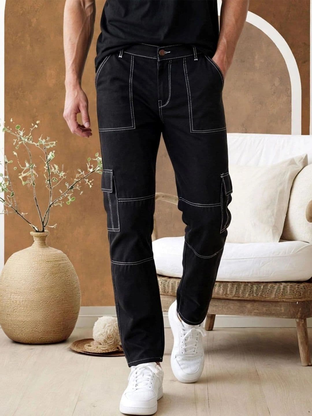 Moda Star Men Classic Regular Fit Mid-Rise Stretchable Jeans - view 1