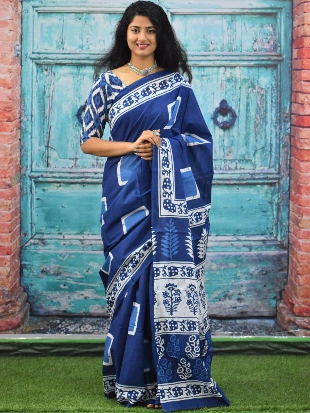 BARATHEON Pure Cotton Saree - view 1