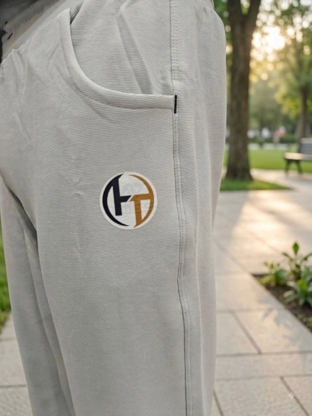 Bite and Style Men Slim Fit Brand Logo Training Track Pants thumbnail 6