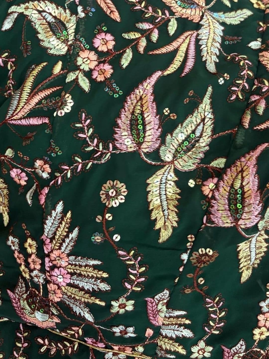 Indi Kal Embroidered Sequinned Ready to Wear Lehenga & Blouse With Dupatta thumbnail 6