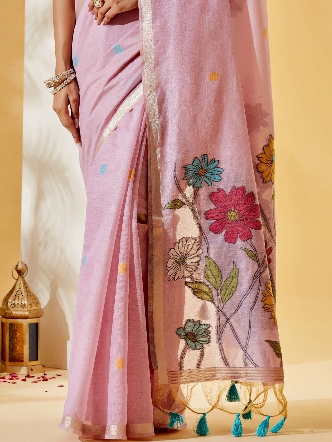 kasee Floral Designer Saree thumbnail 4