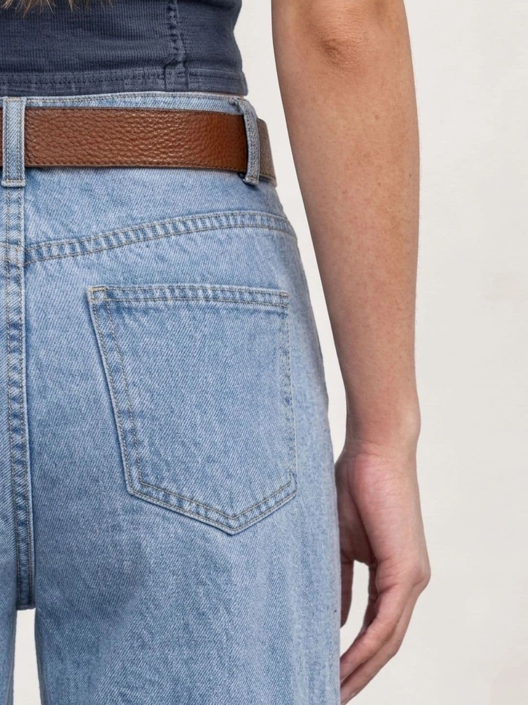 ZENTLY Women Jean Wide Leg High-Rise Stretchable Jeans thumbnail 2