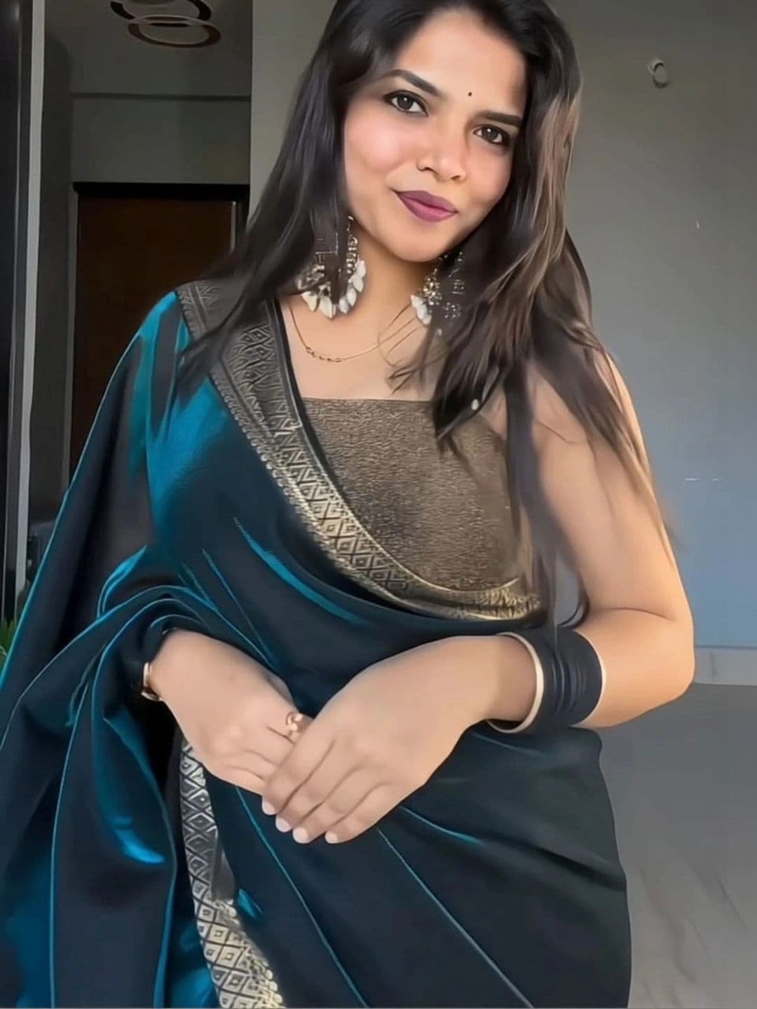RENBRIZA Zari Saree thumbnail 5