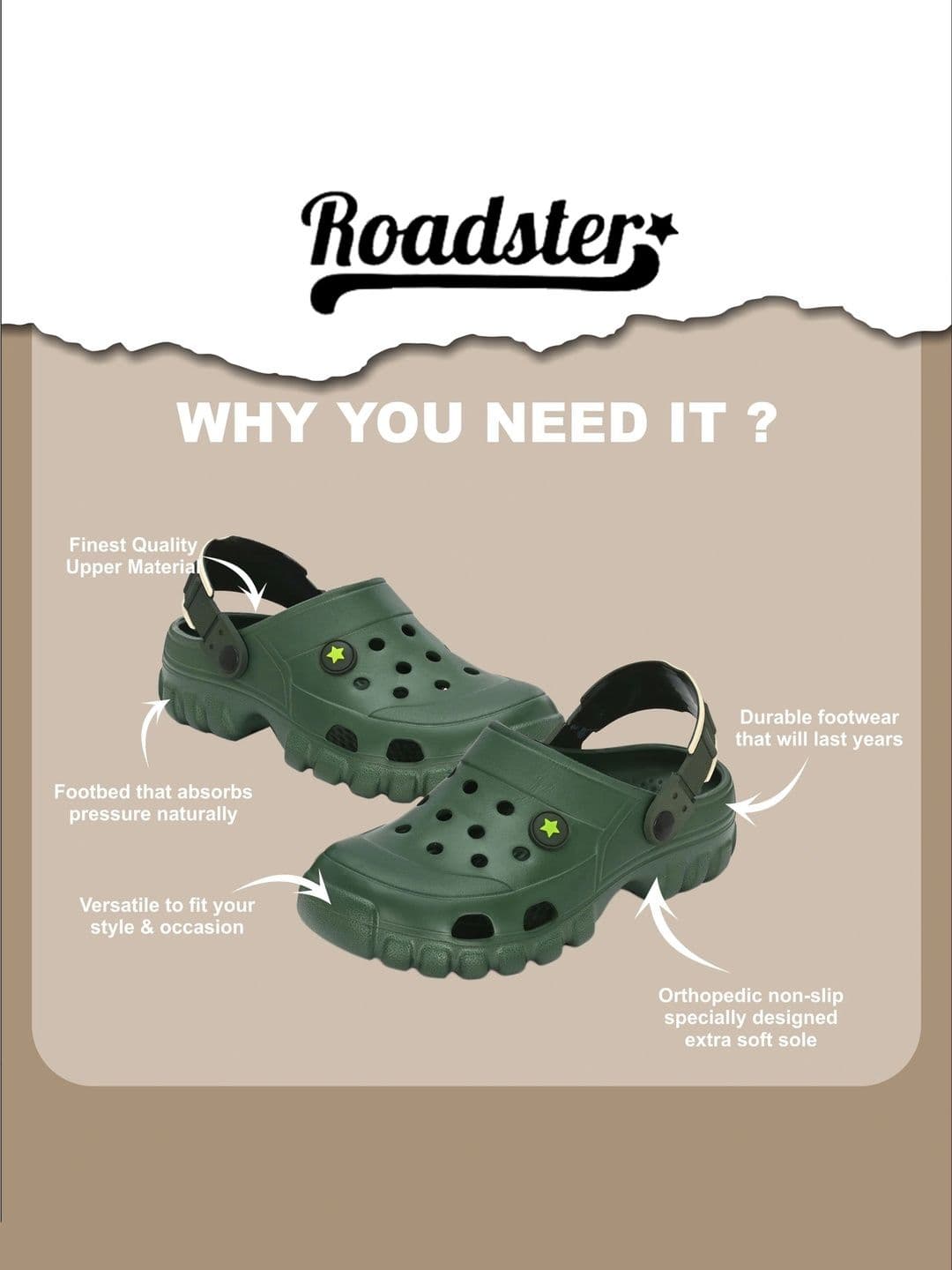 Roadster Men Clogs thumbnail 6