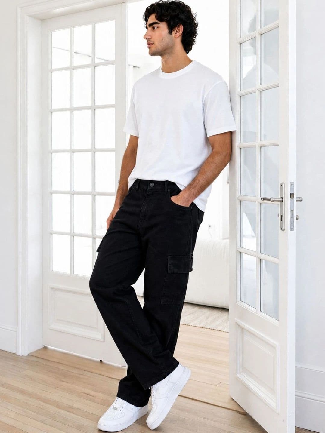 COMFITS Men Classic Relaxed Fit Mid-Rise Stretchable Jeans thumbnail 5