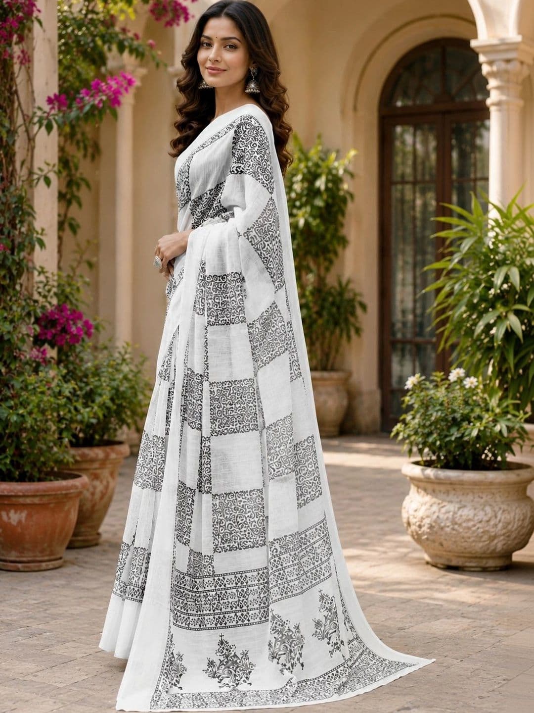 BORAD FASHION Women Printed Saree thumbnail 3