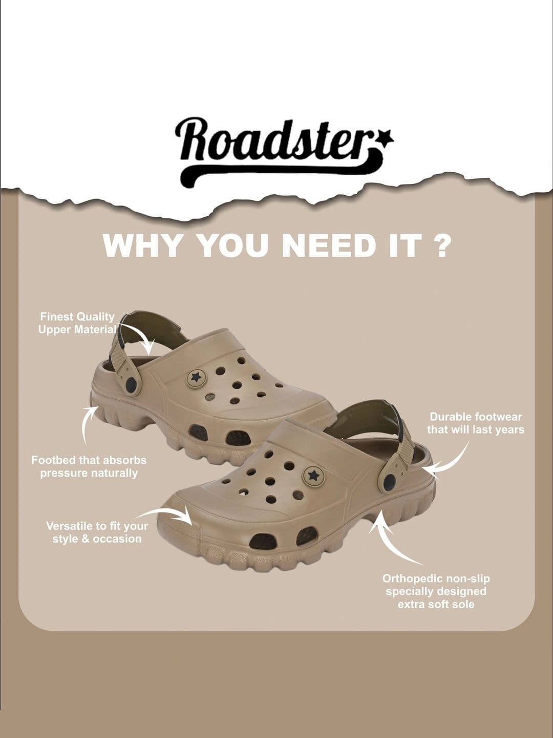 Roadster Men Clogs thumbnail 4