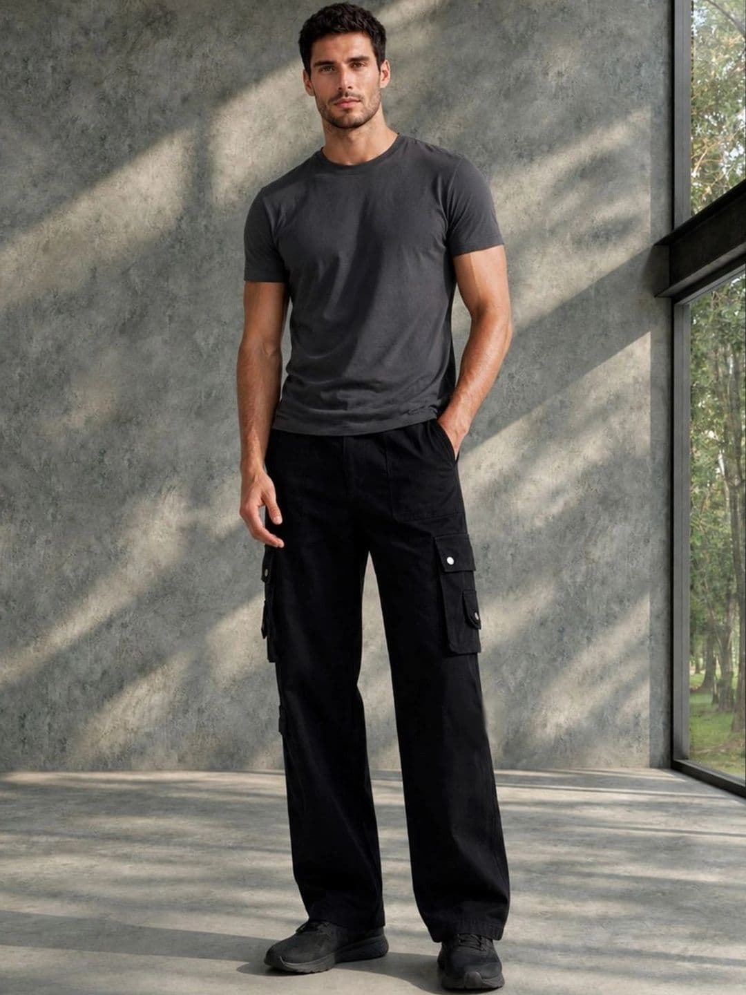 jeancherry Men Classic Regular Fit Mid-Rise Stretchable Jeans thumbnail 5