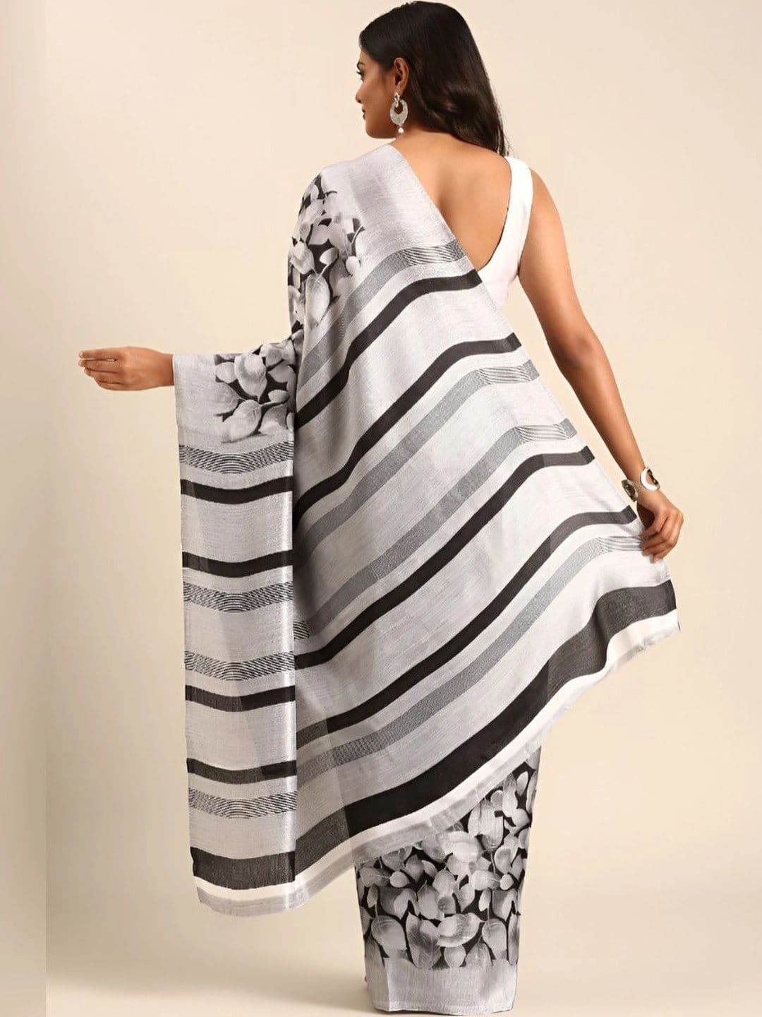 Taashi Tussar Saree thumbnail 3
