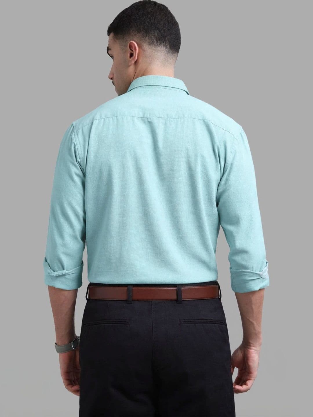 U.S. PITCHERS Men Modern Slim Fit Casual Shirt thumbnail 5