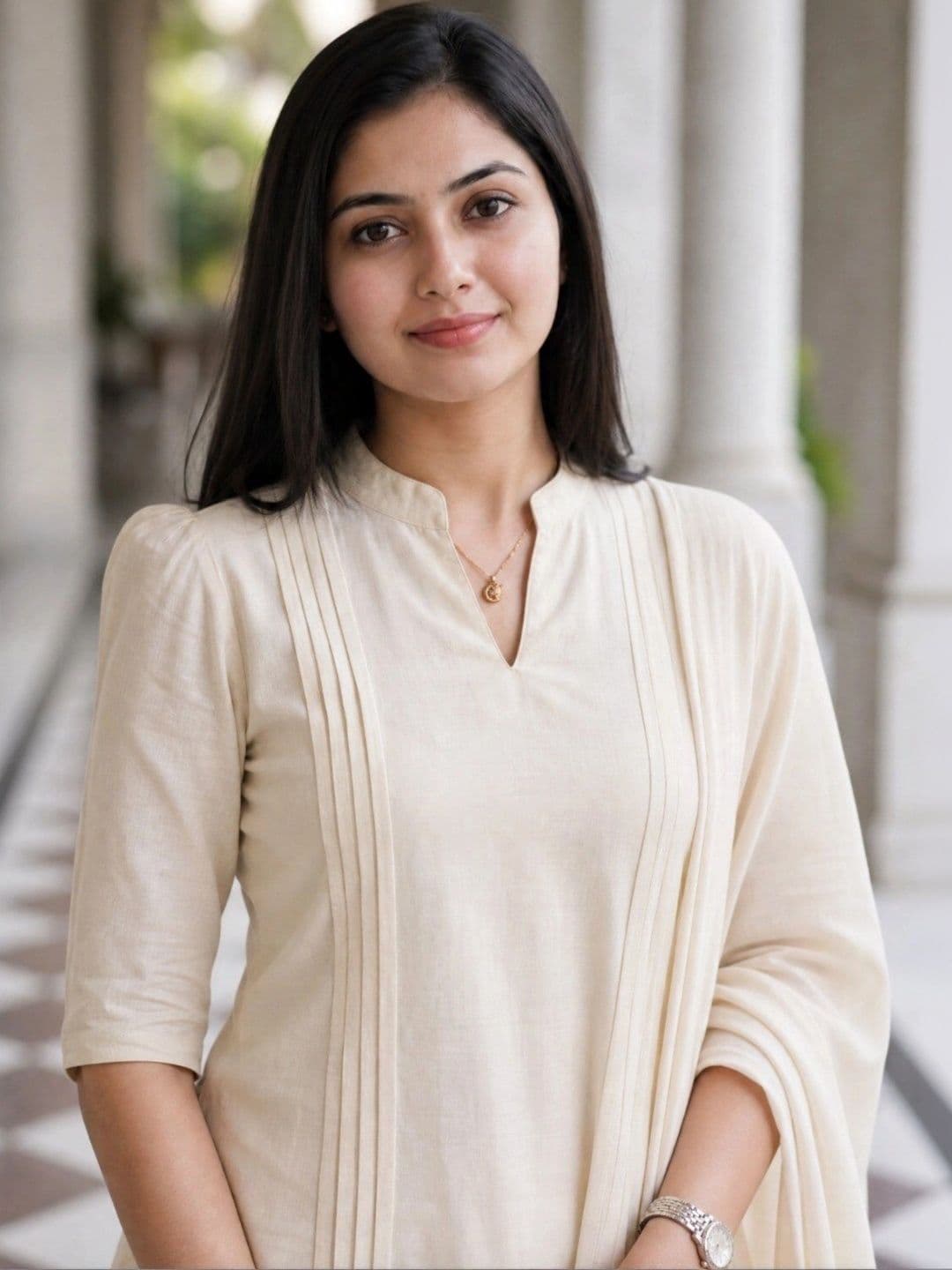Anouk Women Regular Kurta with Trousers & With Dupatta thumbnail 2