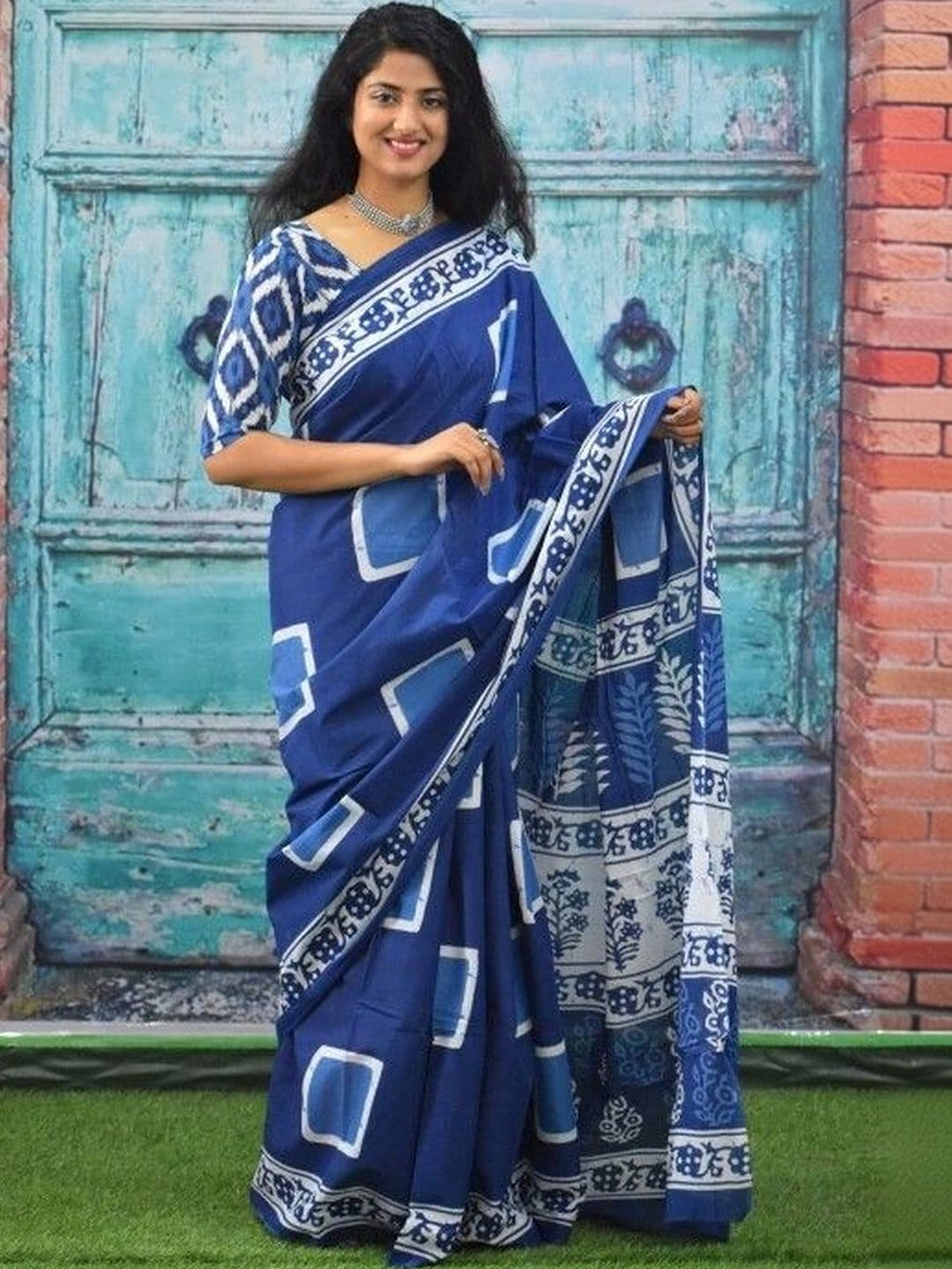 BARATHEON Pure Cotton Saree thumbnail 3