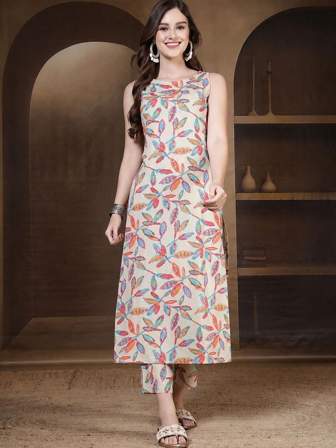 Sangria Women Floral Printed Floral Kurta - view 1
