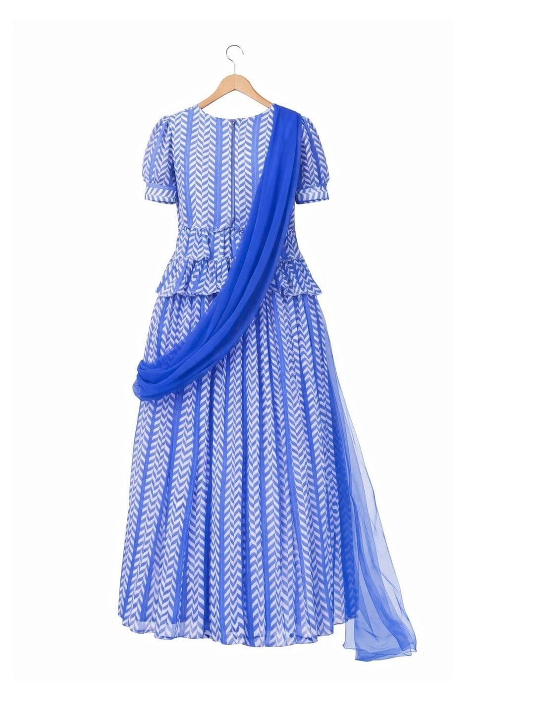 BAESD Girls Printed Ready to Wear Lehenga & thumbnail 4