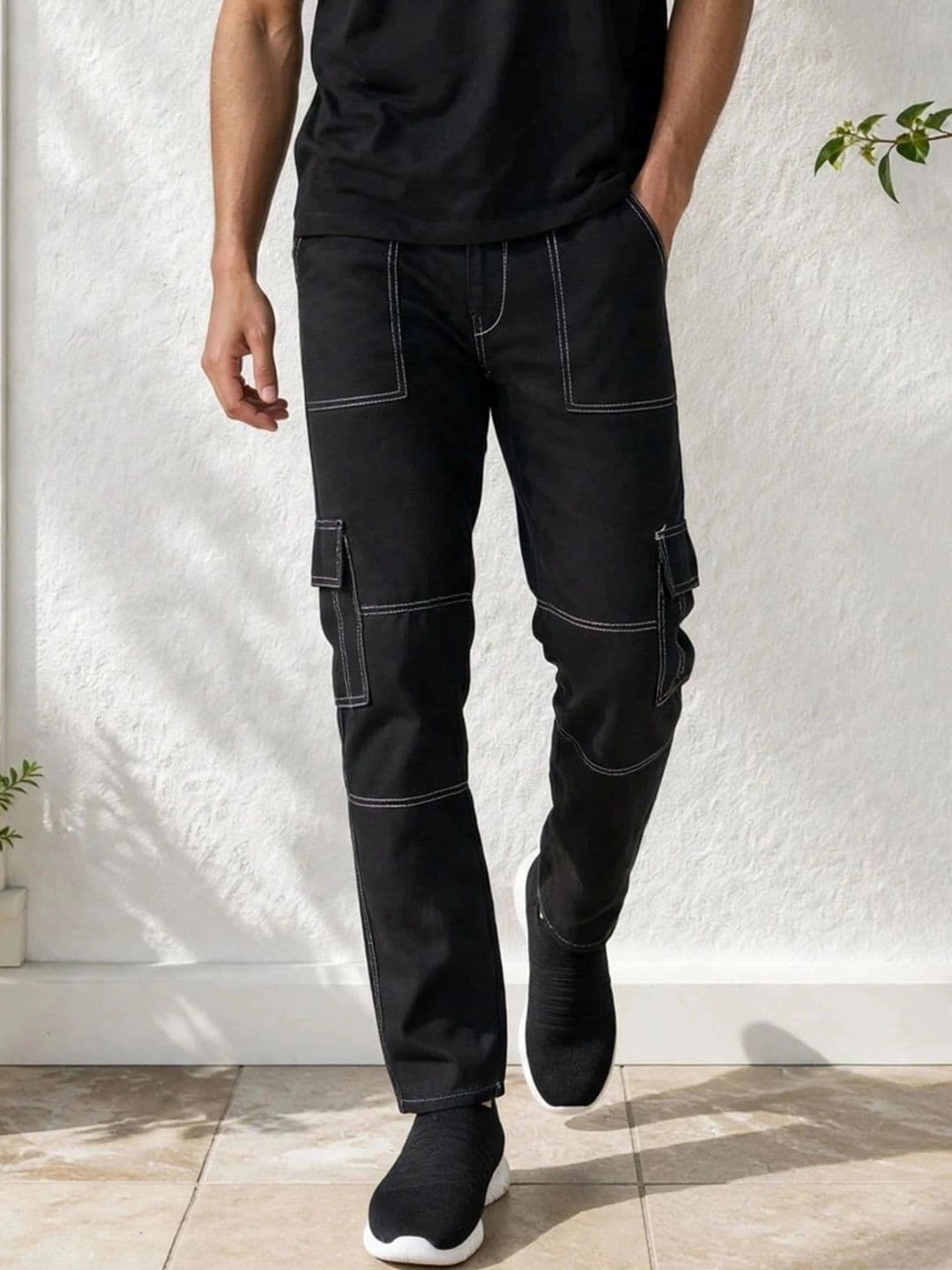 COMFITS Men Classic Regular Fit Mid-Rise Stretchable Jeans - view 1