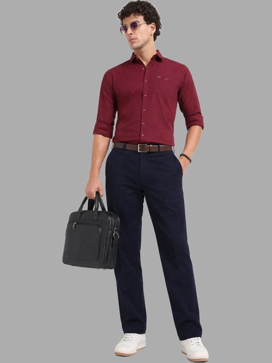 U.S. PITCHERS Men Modern Slim Fit Casual Shirt thumbnail 4