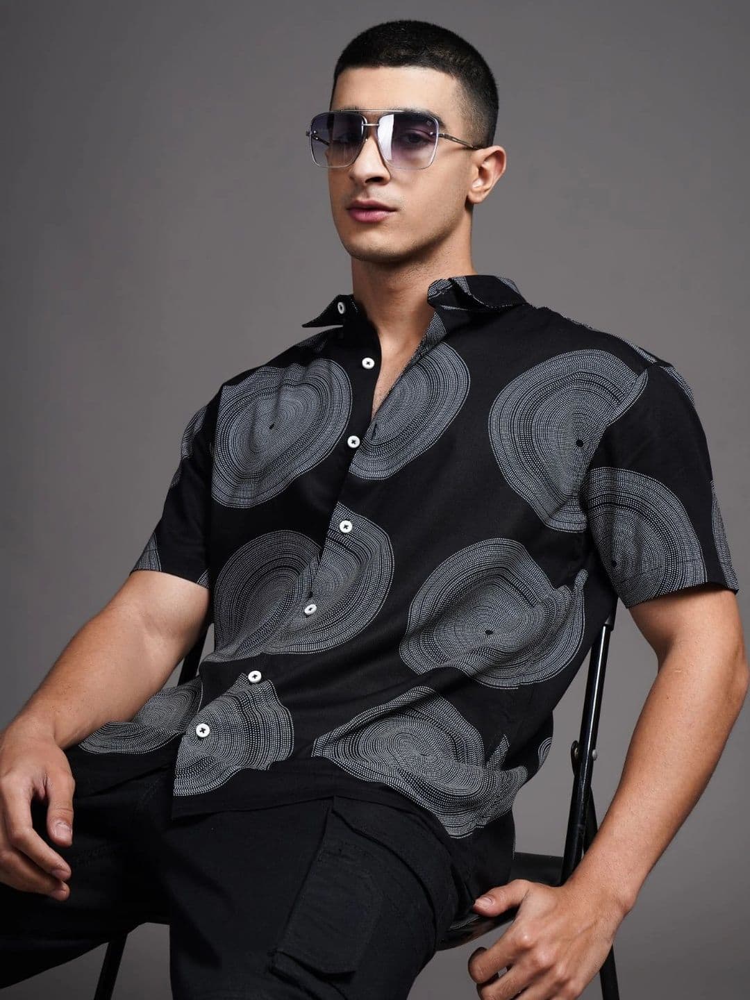 PAUL STREET Men Relaxed Printed Casual Shirt thumbnail 6