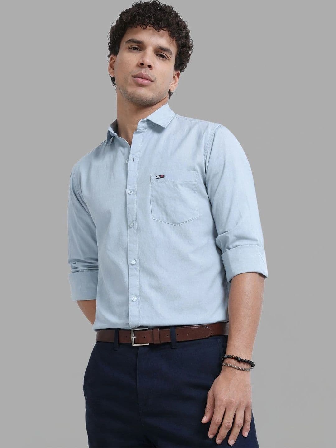U.S. PITCHERS Men Modern Slim Fit Casual Shirt thumbnail 4