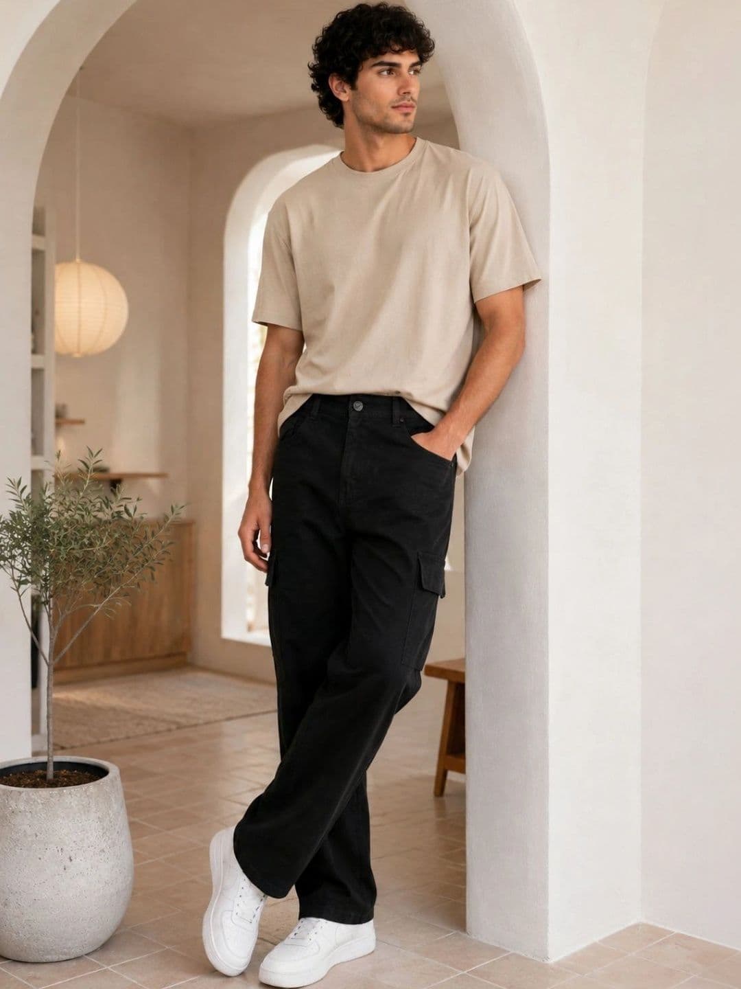 COMFITS Men Classic Relaxed Fit Mid-Rise Stretchable Jeans thumbnail 5
