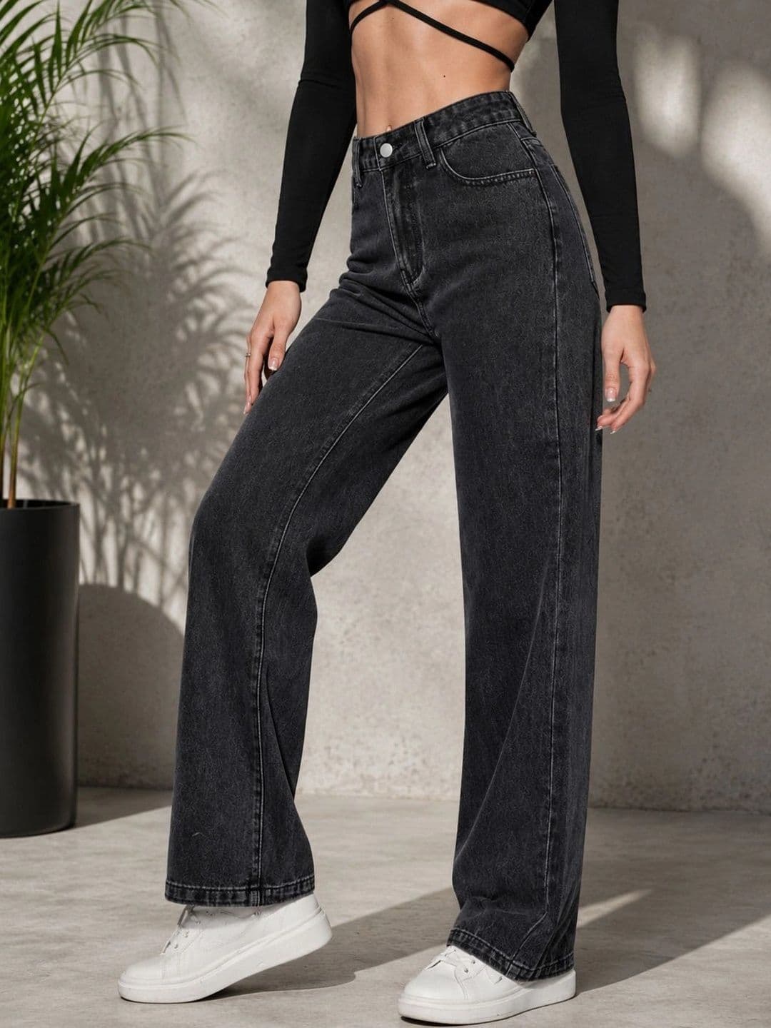 DENIMLOOK Women Flared High-Rise Jeans thumbnail 4