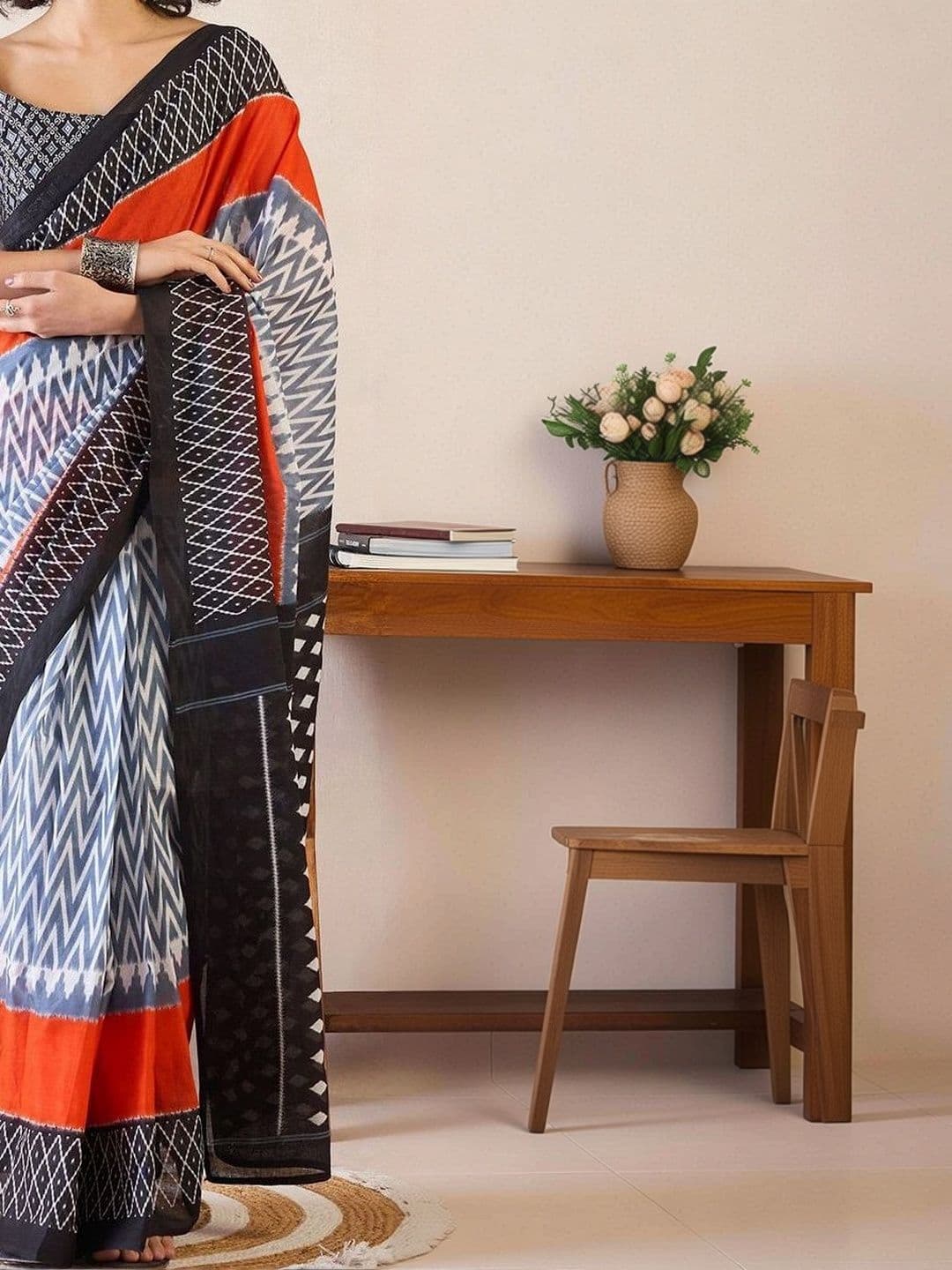 BARATHEON Pure Cotton Saree thumbnail 3