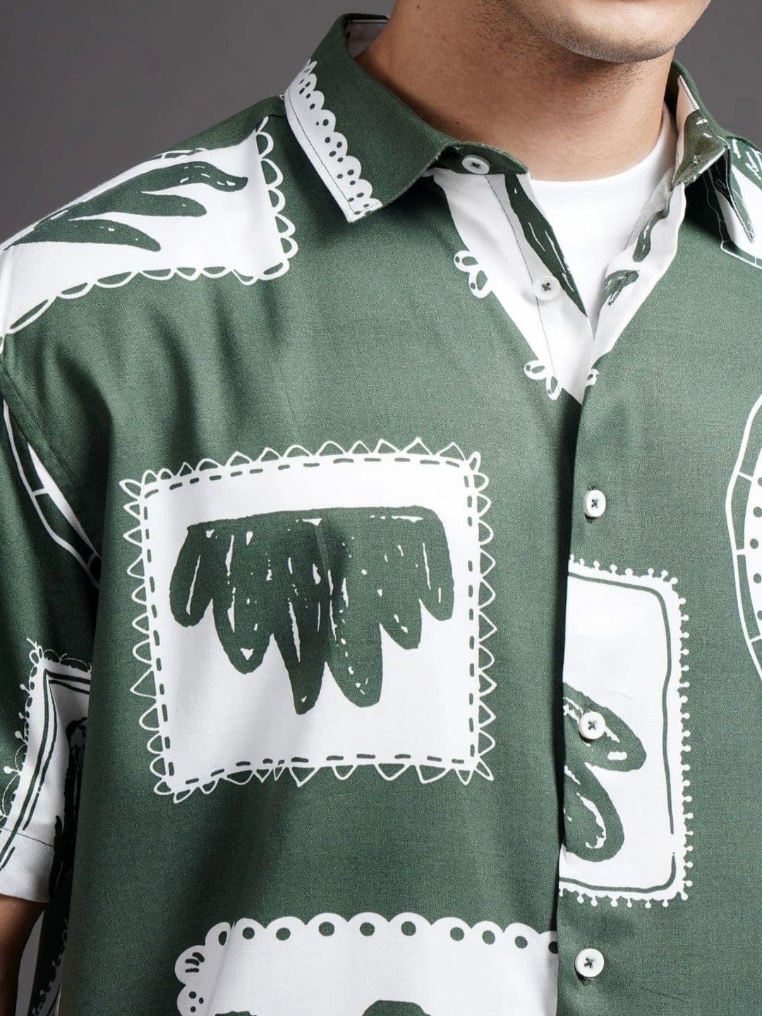 PAUL STREET Men Relaxed Printed Casual Shirt thumbnail 2