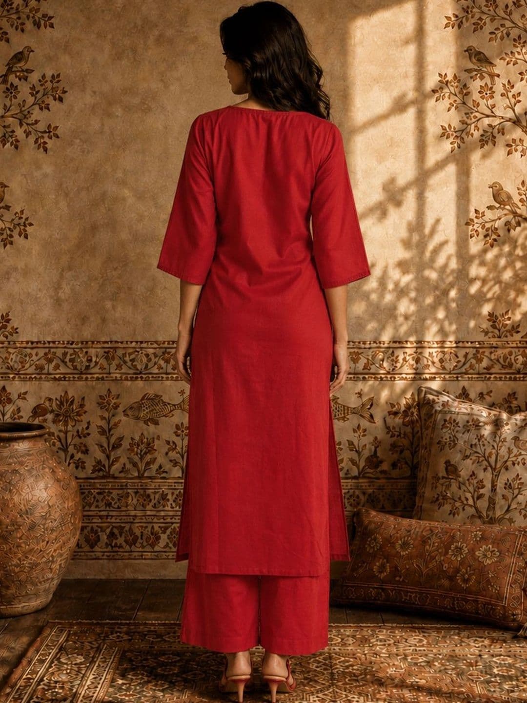 Anouk Women Regular Kurta with Palazzos & With Dupatta thumbnail 7