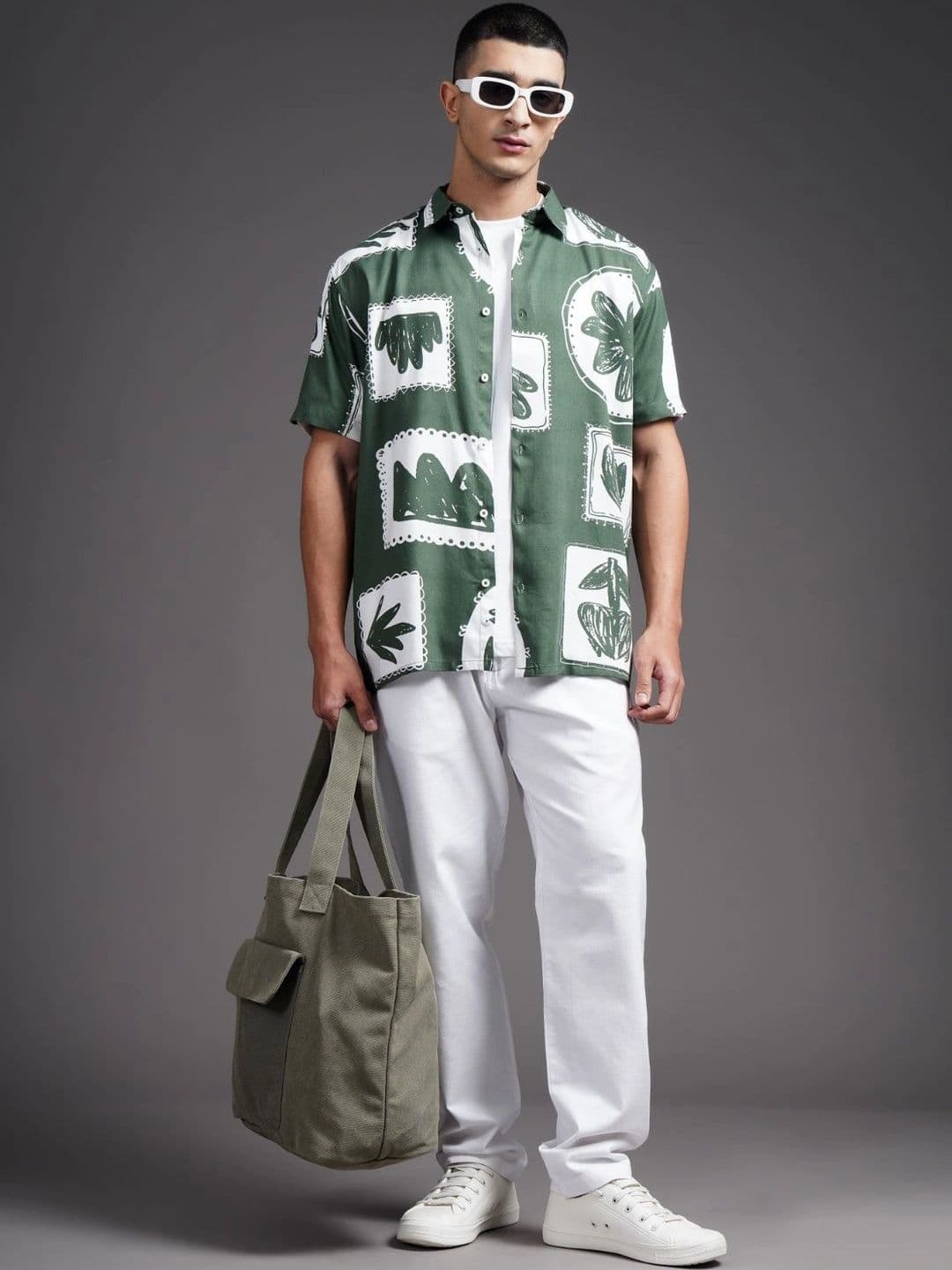 PAUL STREET Men Relaxed Printed Casual Shirt thumbnail 7