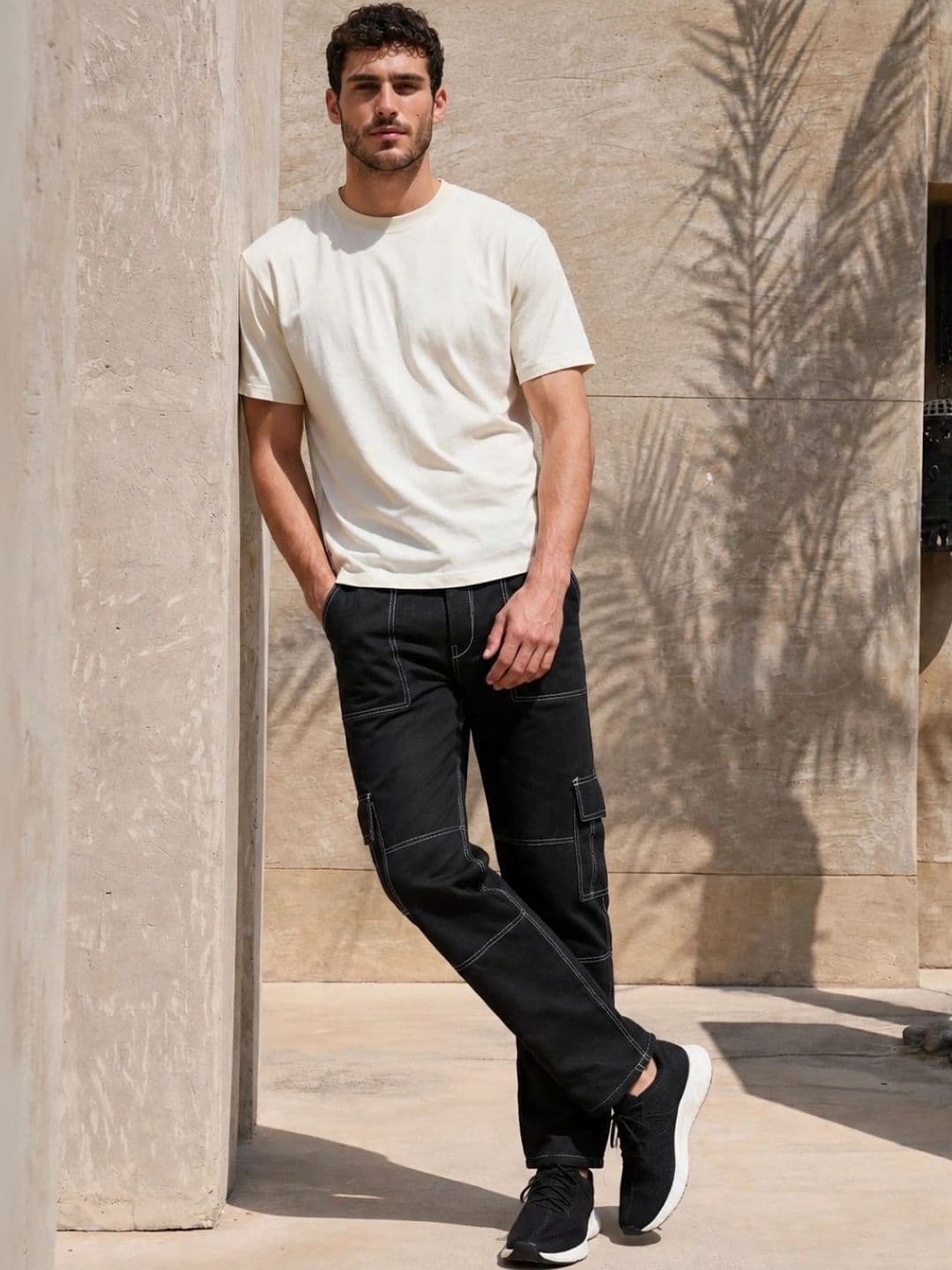 Metronaut Men Classic Regular Fit Mid-Rise Stretchable Jeans thumbnail 3