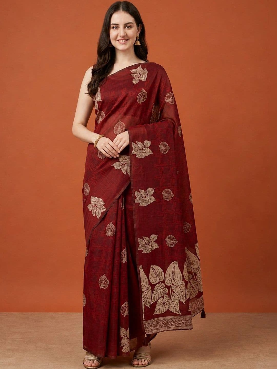 Suha Silk Cotton Saree - view 1