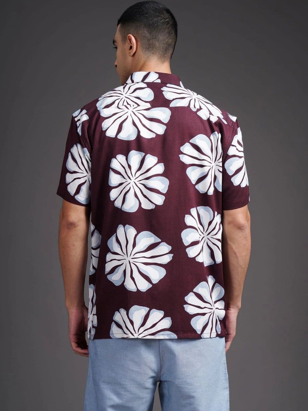 PAUL STREET Men Relaxed Floral Printed Casual Shirt thumbnail 3