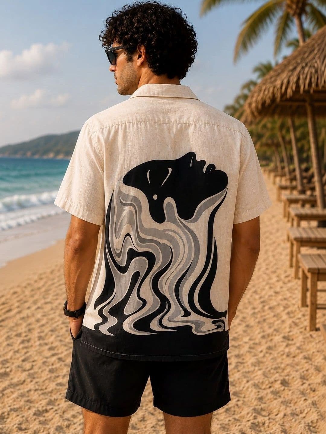 MADMOJO Men Relaxed Printed Casual Shirt thumbnail 2