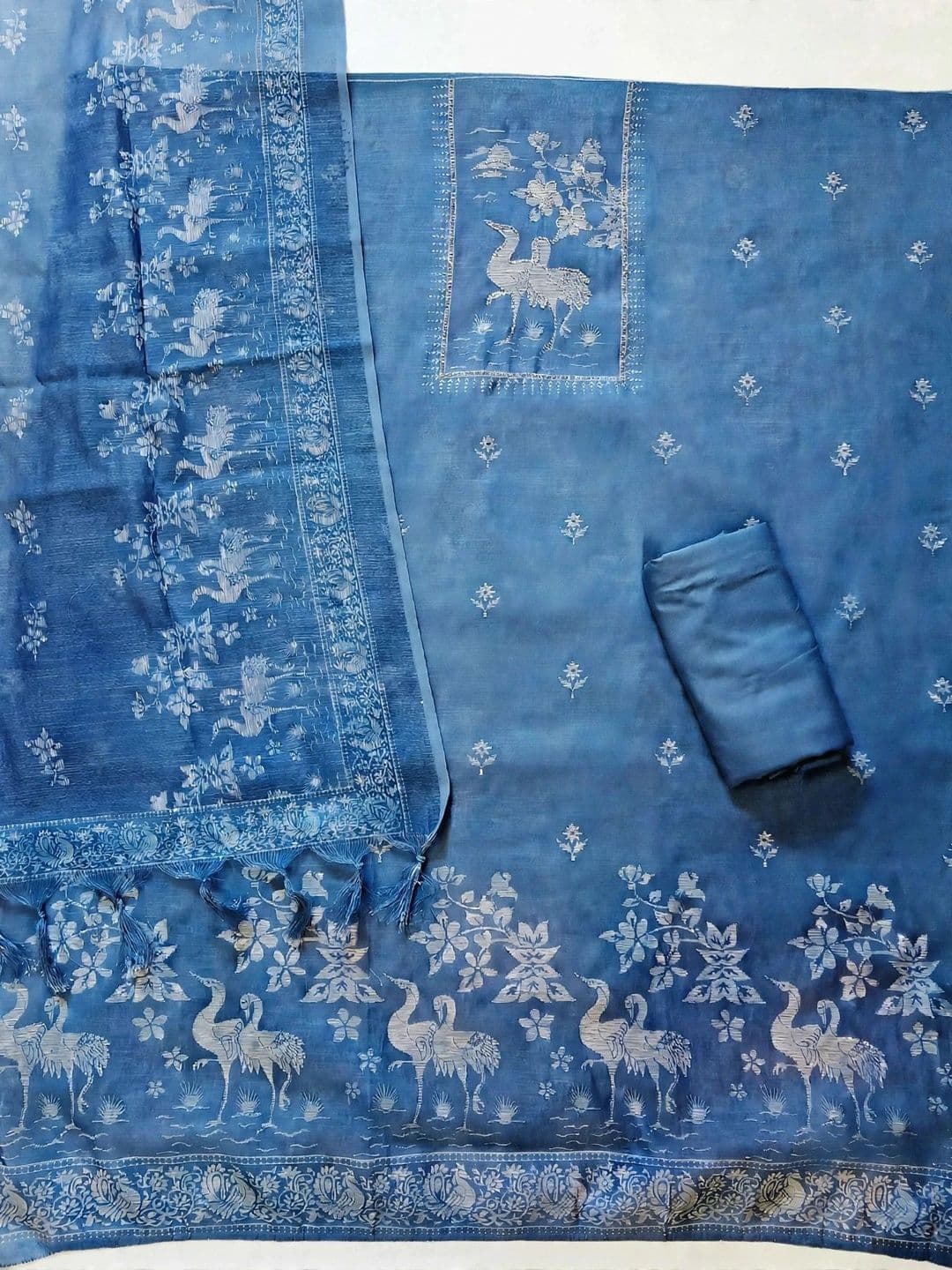Haranozy Printed Pure Cotton Semi-Stitched Dress Material thumbnail 7
