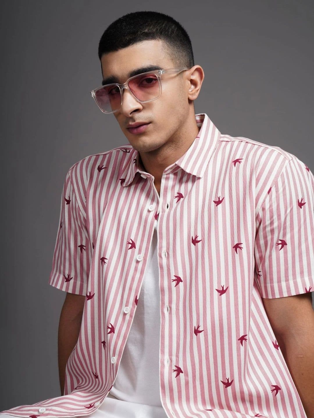 PAUL STREET Men Relaxed Printed Casual Shirt thumbnail 2