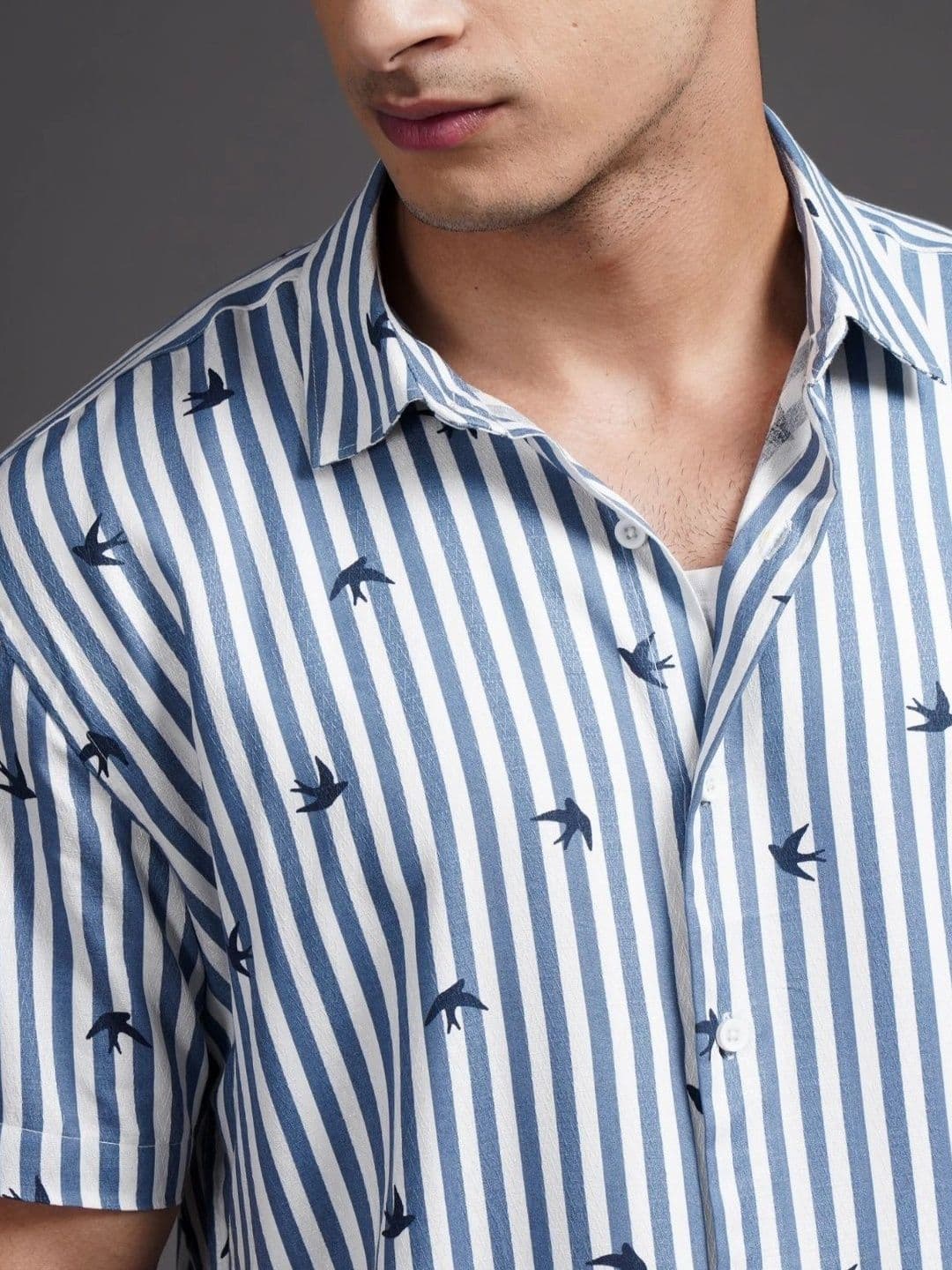 PAUL STREET Men Relaxed Printed Casual Shirt thumbnail 7