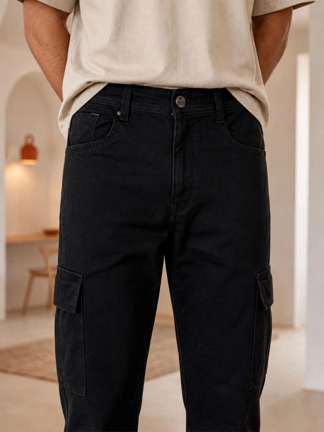 COMFITS Men Classic Relaxed Fit Mid-Rise Stretchable Jeans thumbnail 2