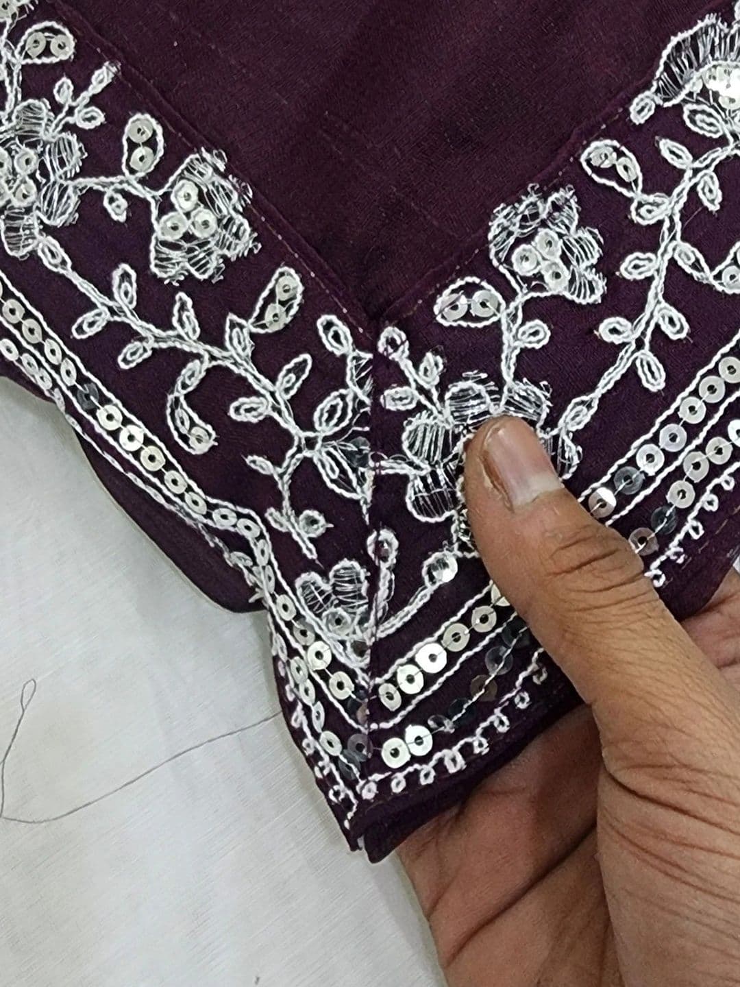 RENBRIZA Poly Georgette Saree thumbnail 2